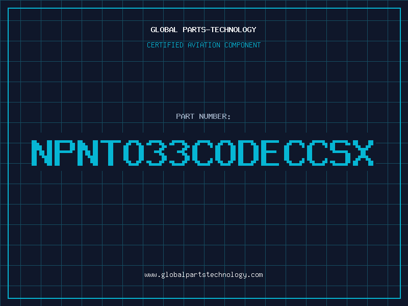 Aviation Part NPNTO33CODECCSX