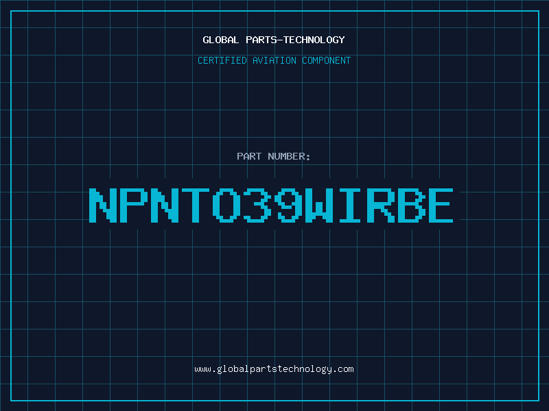 Aviation Part NPNTO39WIRBE