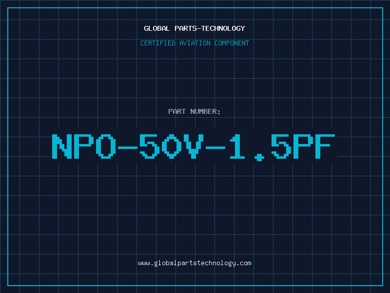 Aviation Part NPO-50V-1.5PF