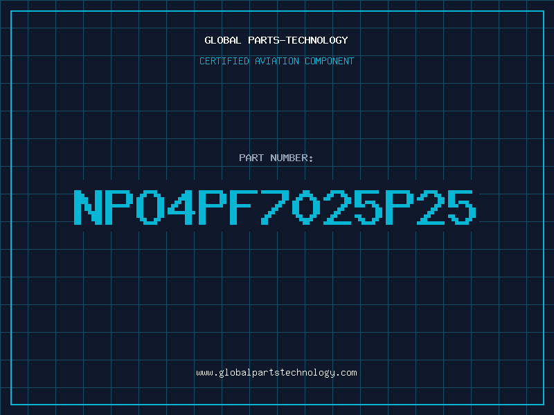 Aviation Part NPO4PF7025P25