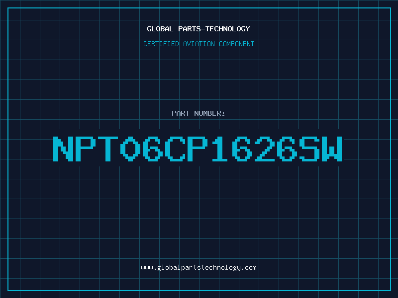Aviation Part NPT06CP1626SW