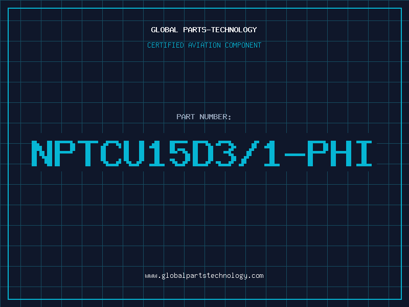 Aviation Part NPTCU15D3/1-PHI