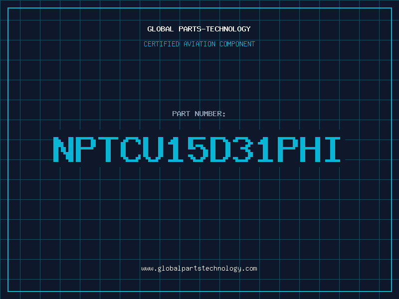 Aviation Part NPTCU15D31PHI