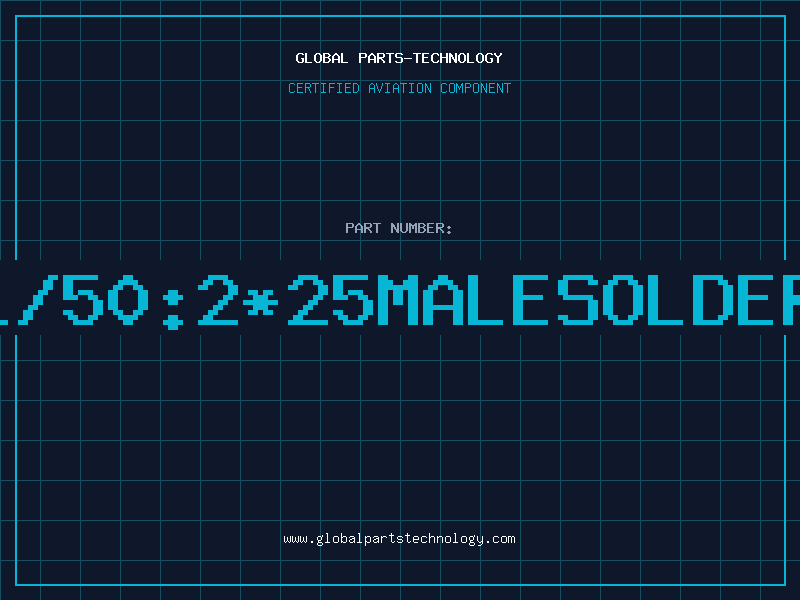 Aviation Part NS-101/50:2*25MALESOLDERIDCLO