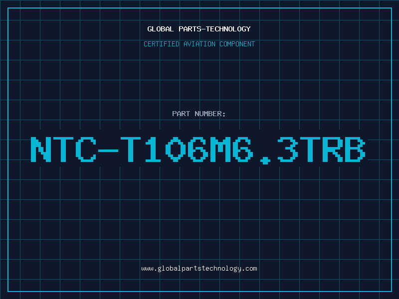 Aviation Part NTC-T106M6.3TRB