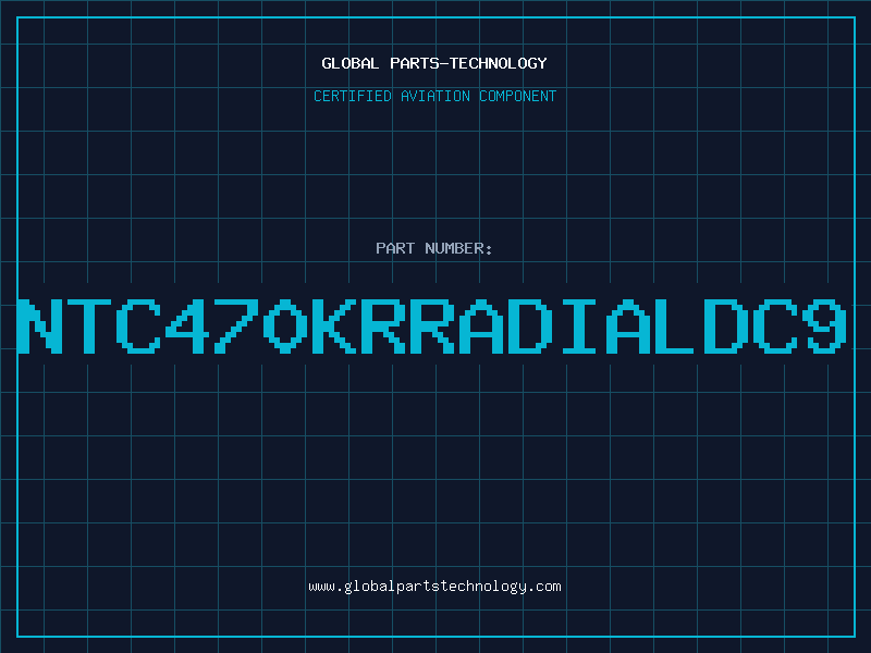Aviation Part NTC470KRRADIALDC9