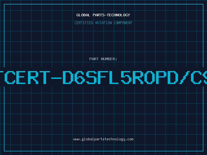 Aviation Part NTCERT-D6SFL5ROPD/C91
