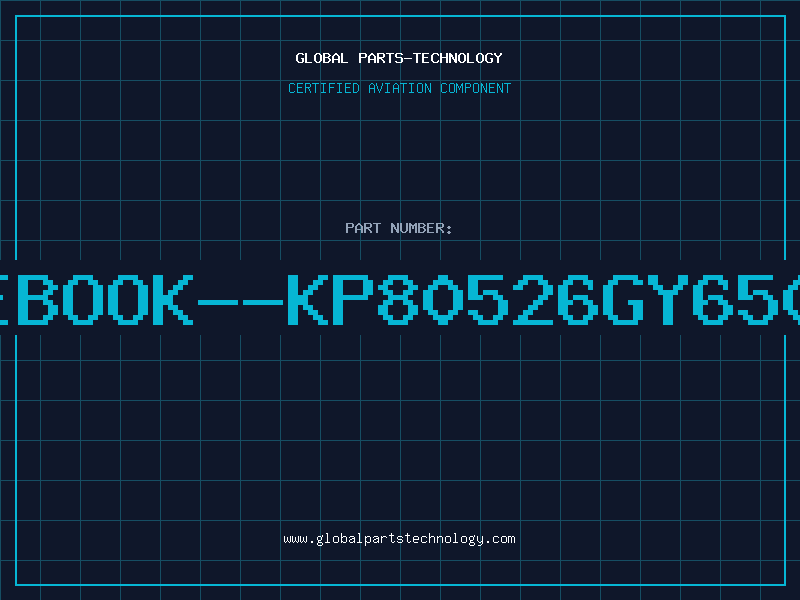 Aviation Part Notebook--KP80526GY650256