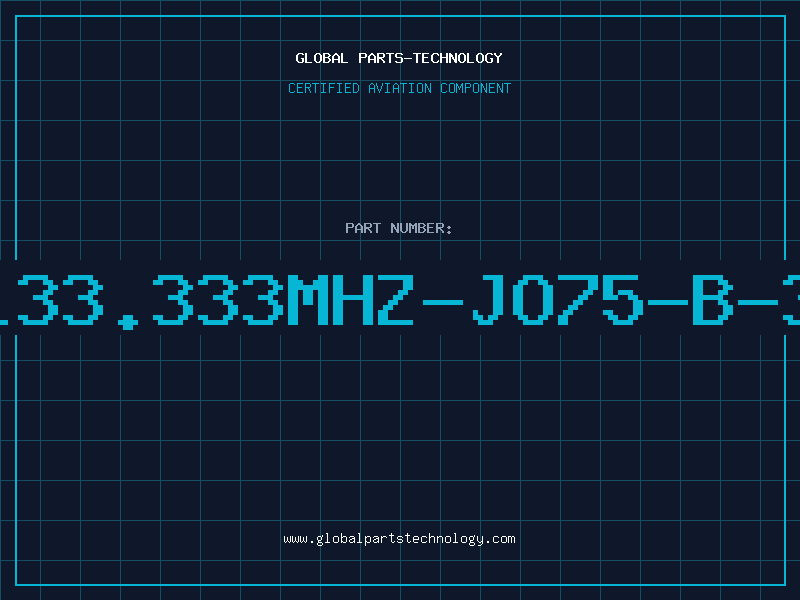 Aviation Part O-133.333MHZ-JO75-B-3-1