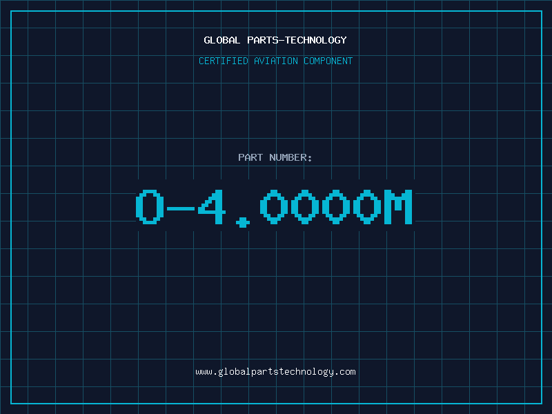 Aviation Part O-4.0000M