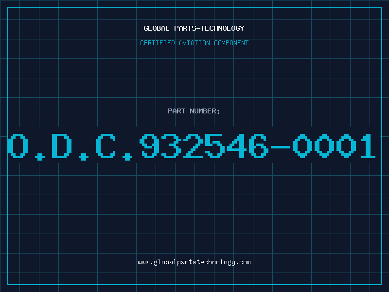 Aviation Part O.D.C.932546-0001