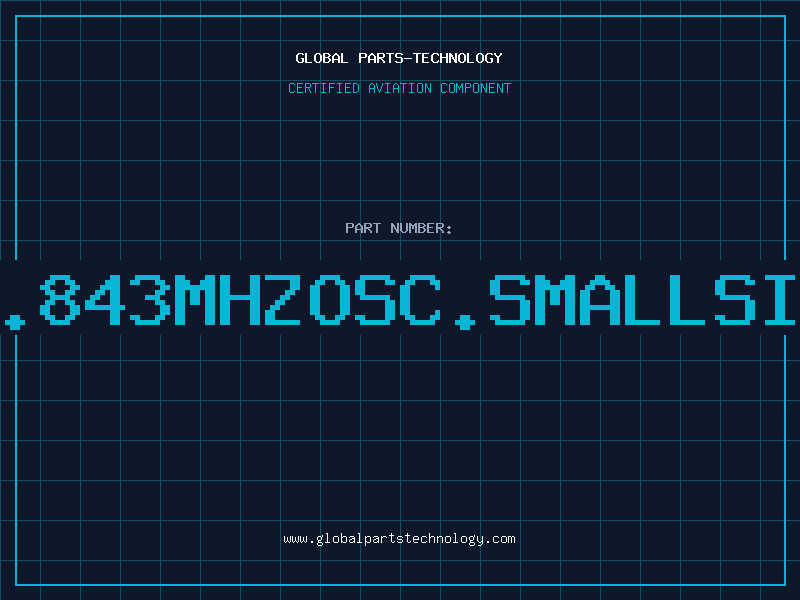 Aviation Part O1.843MHZOSC.SMALLSIZE