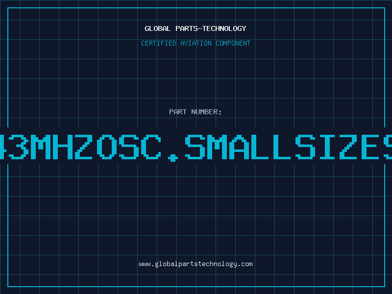 Aviation Part O1.843MHZOSC.SMALLSIZESARON