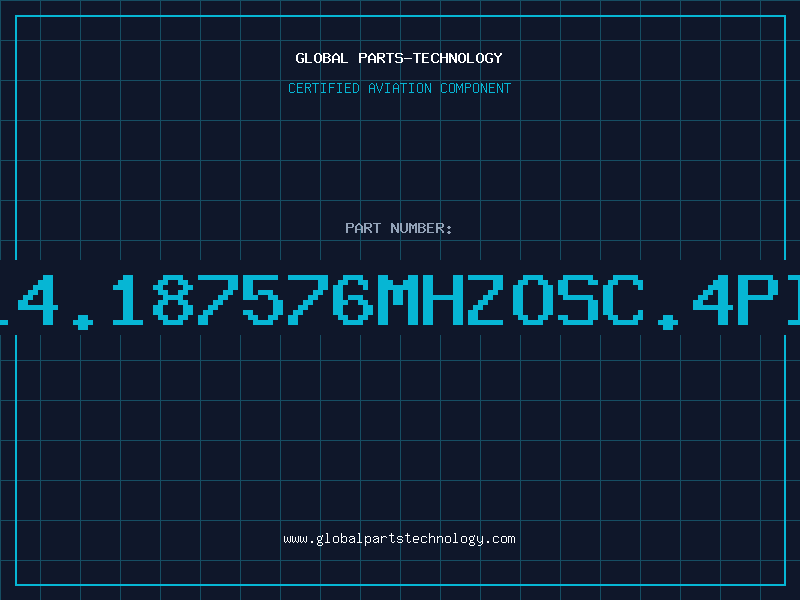 Aviation Part O14.187576MHZOSC.4PIN