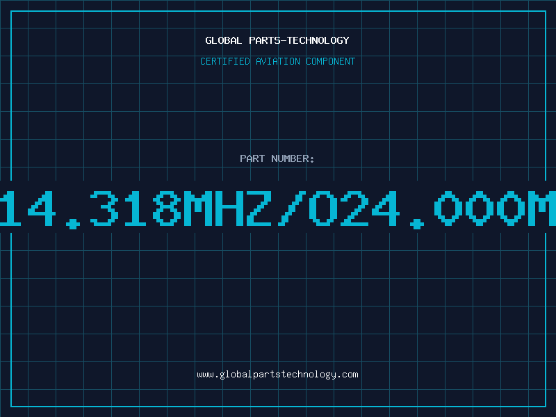 Aviation Part O14.318MHZ/O24.000MH