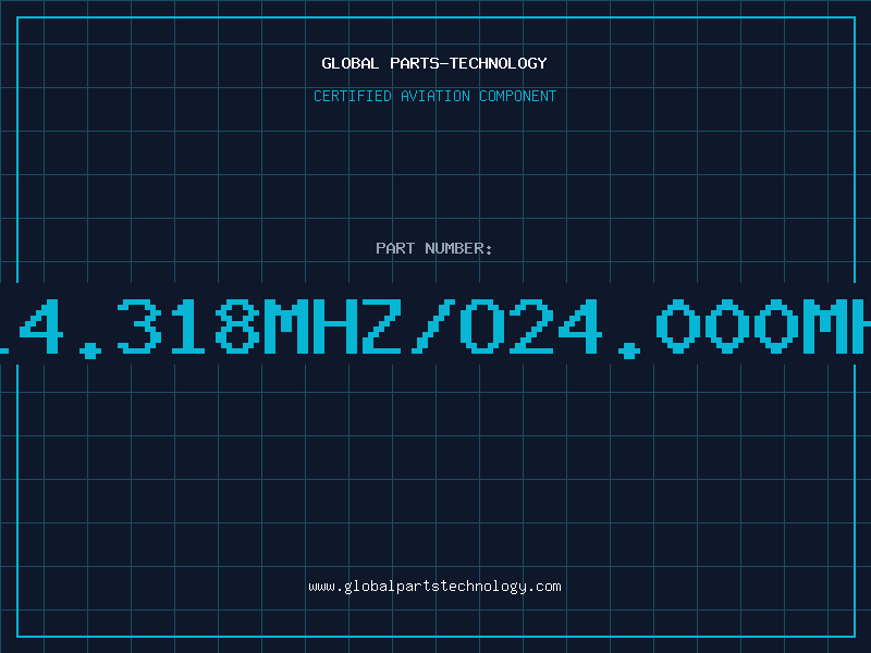 Aviation Part O14.318MHZ/O24.000MHZ