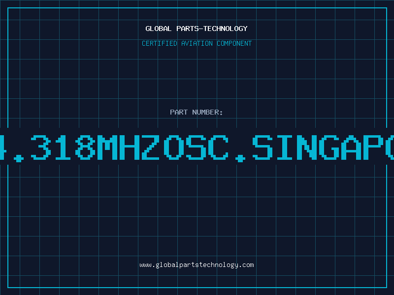 Aviation Part O14.318MHZOSC.SINGAPORE