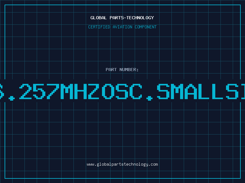 Aviation Part O16.257MHZOSC.SMALLSIZE