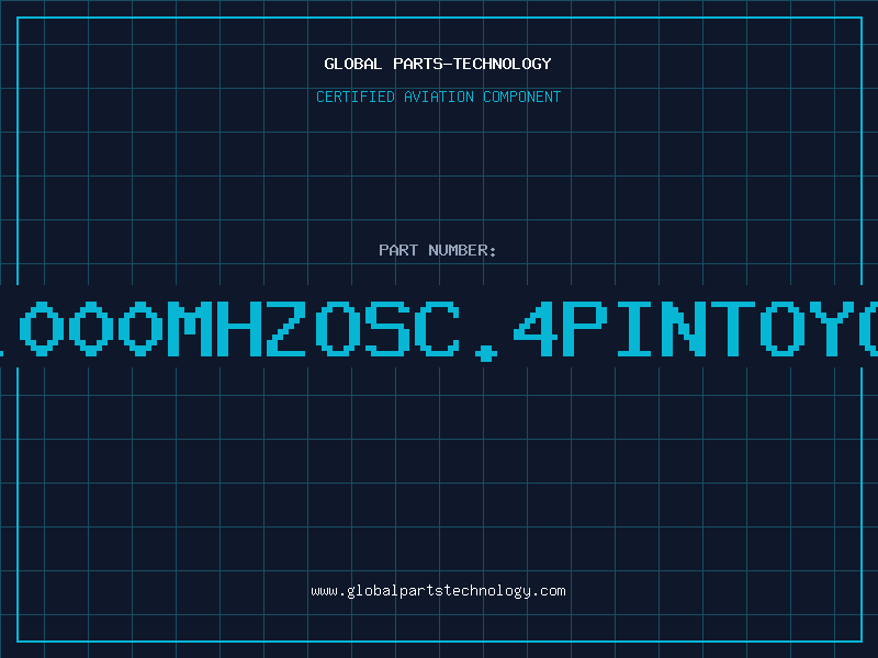 Aviation Part O24.000MHZOSC.4PINTOYOCOM