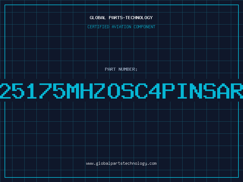 Aviation Part O25175MHZOSC4PINSARO