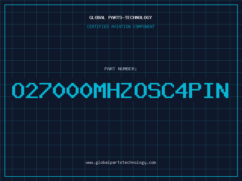 Aviation Part O27000MHZOSC4PIN