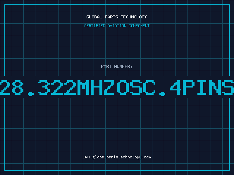 Aviation Part O28.322MHZOSC.4PINSA