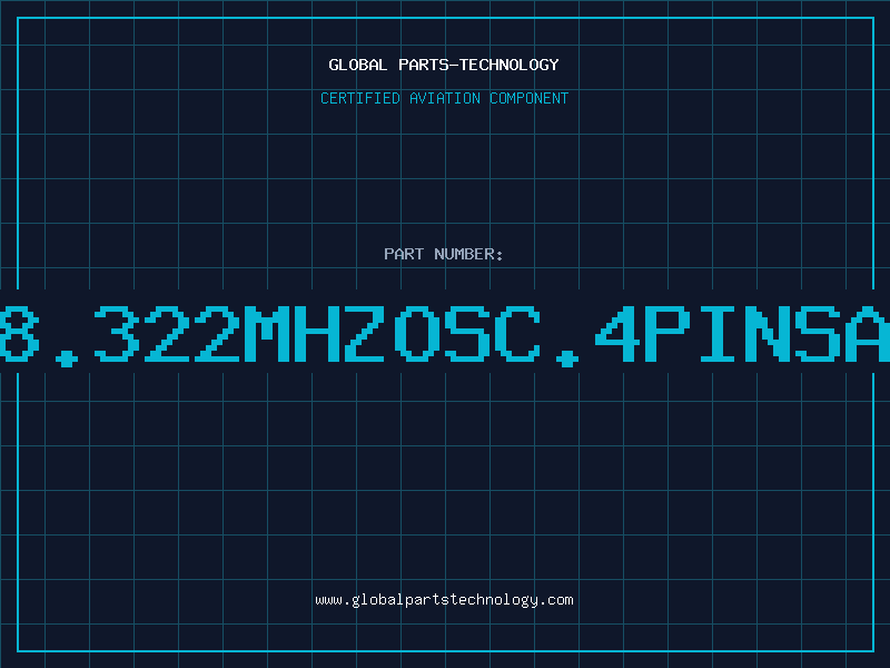 Aviation Part O28.322MHZOSC.4PINSARO