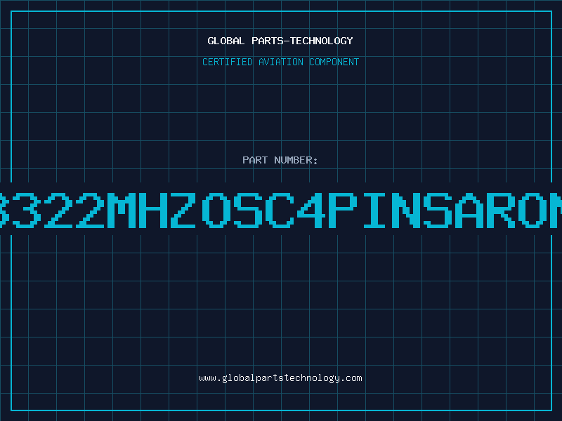 Aviation Part O28322MHZOSC4PINSARONIX