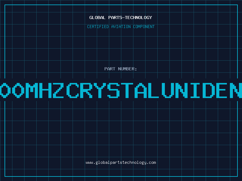 Aviation Part O32000MHZCRYSTALUNIDEN4PIN