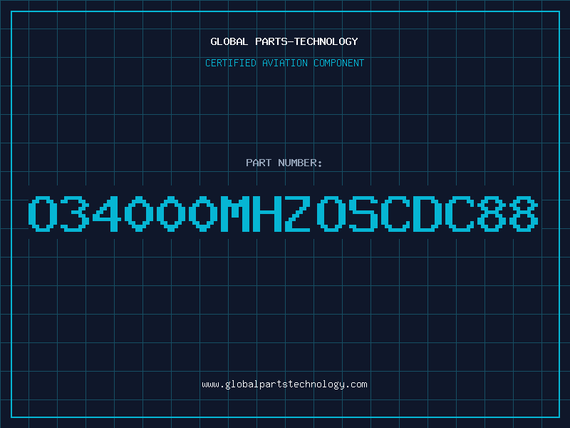 Aviation Part O34000MHZOSCDC88