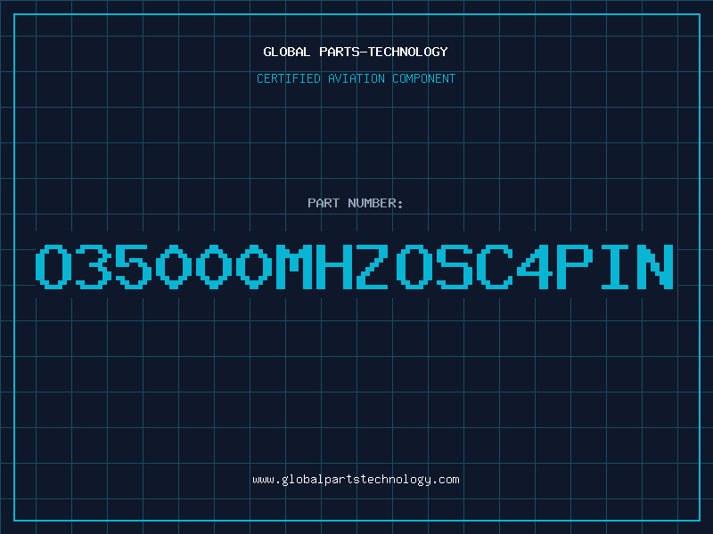Aviation Part O35000MHZOSC4PIN