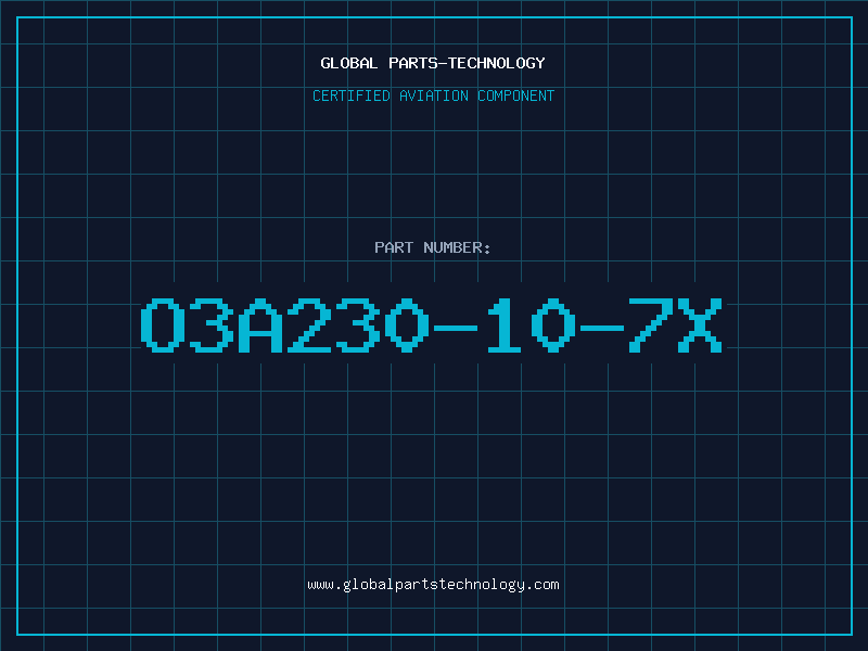 Aviation Part O3A230-10-7X