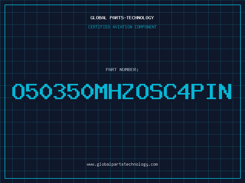 Aviation Part O50350MHZOSC4PIN