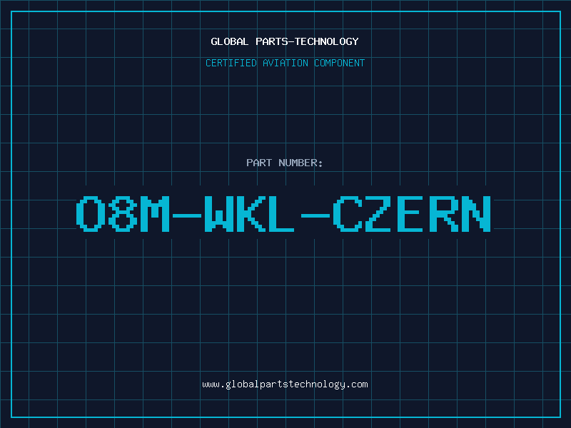 Aviation Part O8M-WKL-Czern