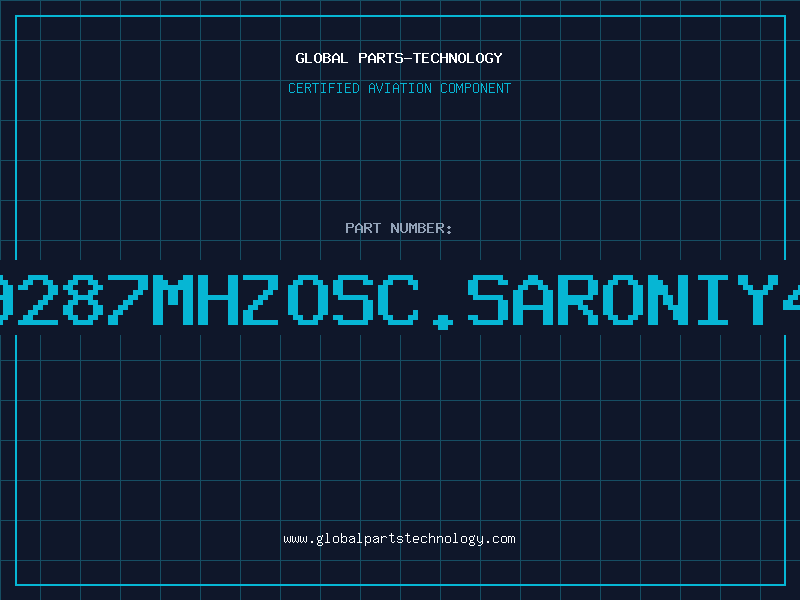 Aviation Part O9.9287MHZOSC.SARONIY4PIN