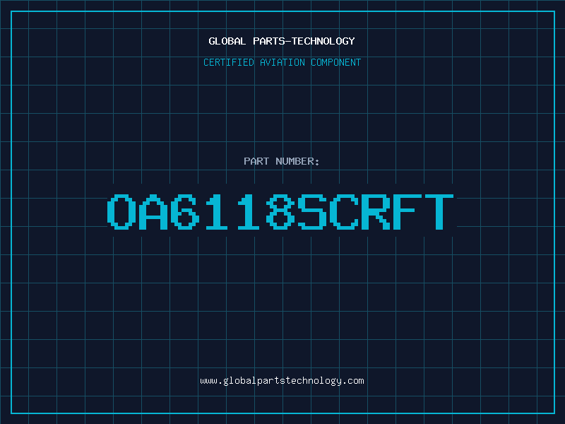 Aviation Part OA6118SCRFT