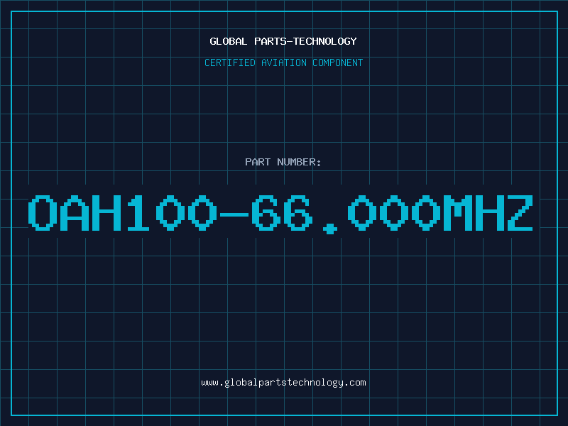 Aviation Part OAH100-66.000MHZ