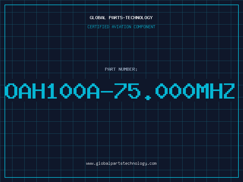 Aviation Part OAH100A-75.000MHZ
