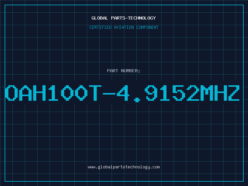 Aviation Part OAH100T-4.9152MHZ