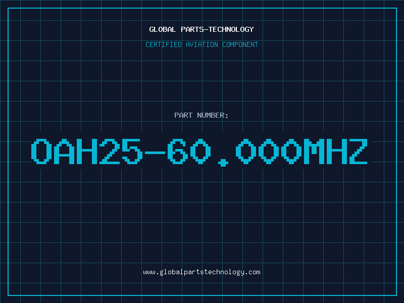Aviation Part OAH25-60.000MHZ