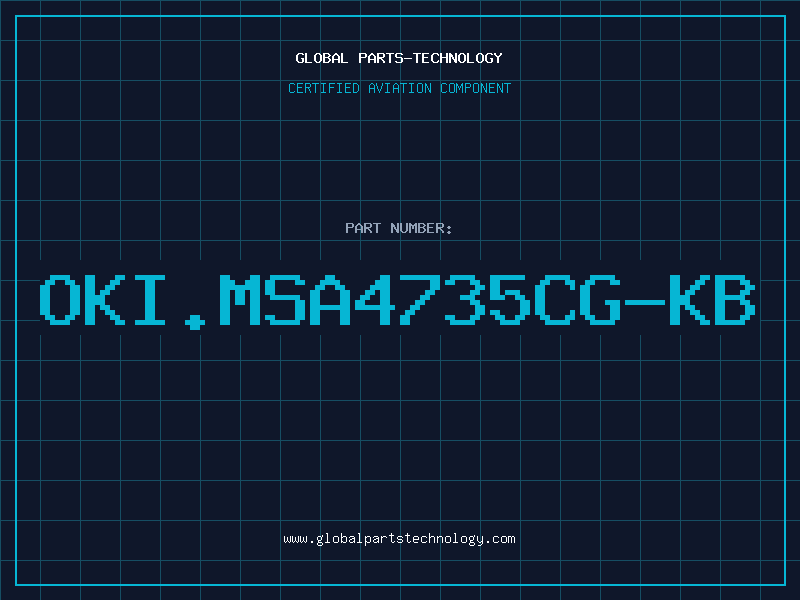Aviation Part OKI.MSA4735CG-KB