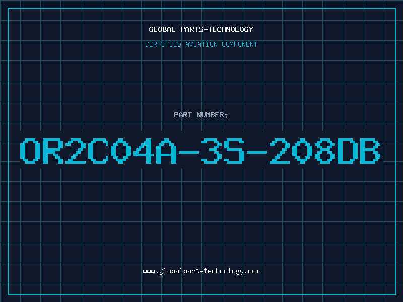 Aviation Part OR2C04A-3S-208DB