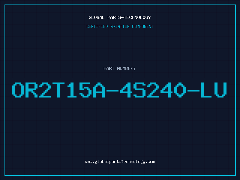 Aviation Part OR2T15A-4S240-LU