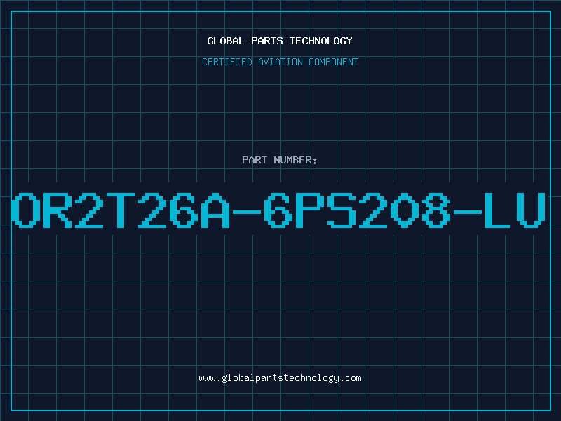 Aviation Part OR2T26A-6PS208-LU