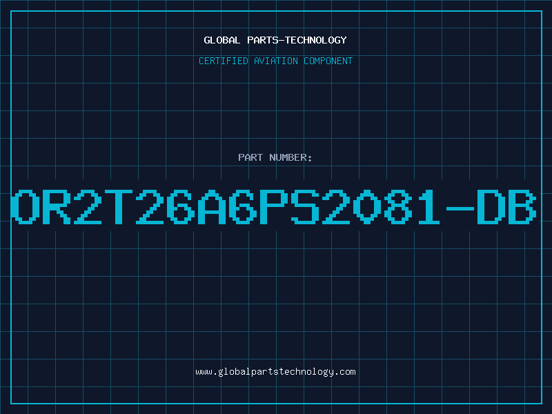Aviation Part OR2T26A6PS2081-DB