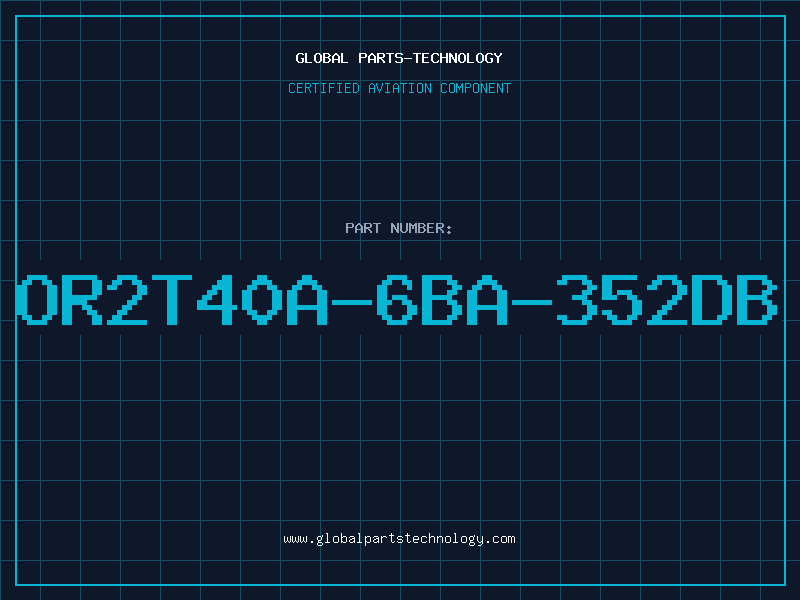 Aviation Part OR2T40A-6BA-352DB