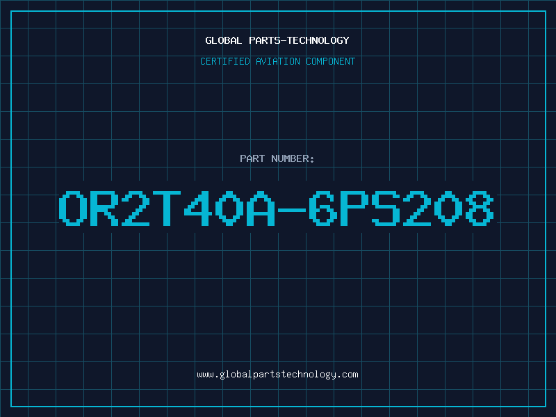 Aviation Part OR2T40A-6PS208