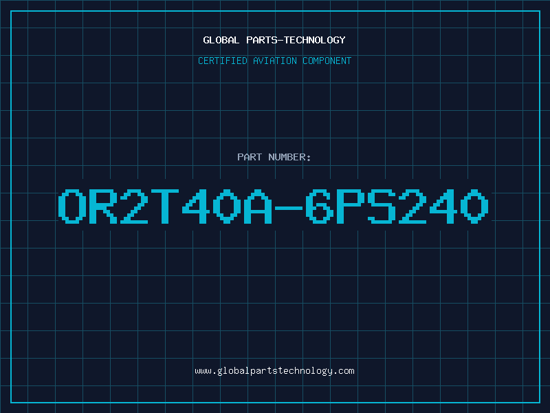 Aviation Part OR2T40A-6PS240