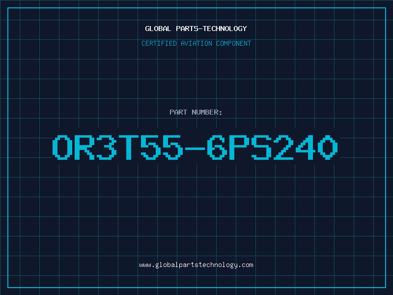 Aviation Part OR3T55-6PS240