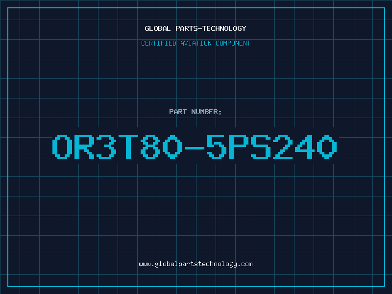 Aviation Part OR3T80-5PS240